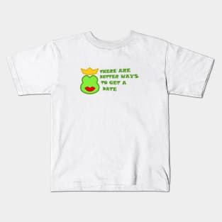 A Frog Prince Date Kids T-Shirt